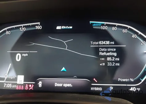 2021 BMW X5 Phev xDrive45E z USA, uszkodzony, nr VIN 5UXTA6C07M9E13190